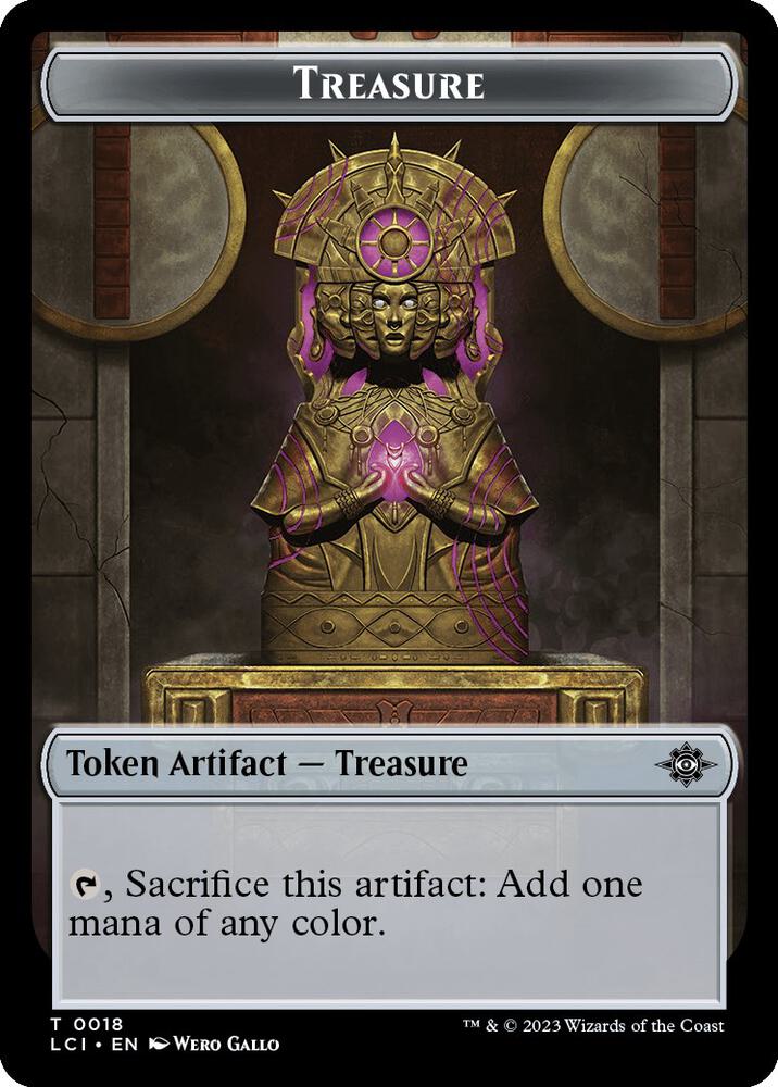 Treasure (0018) // Gnome Soldier Double-Sided Token card image
