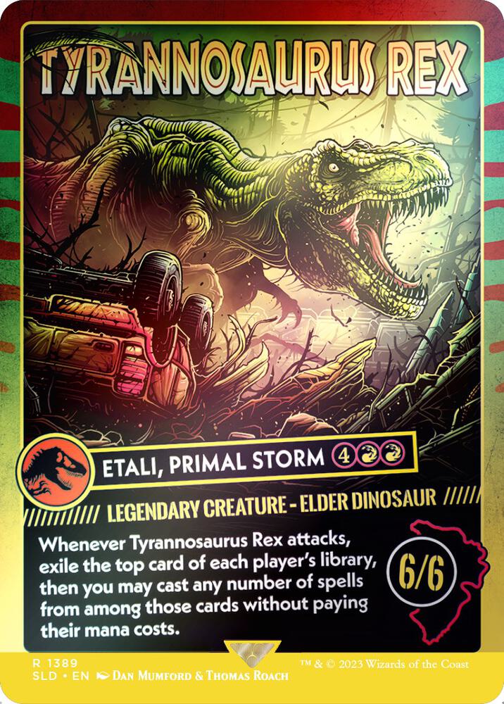 Tyrannosaurus Rex - Etali, Primal Storm (Rainbow Foil) card image