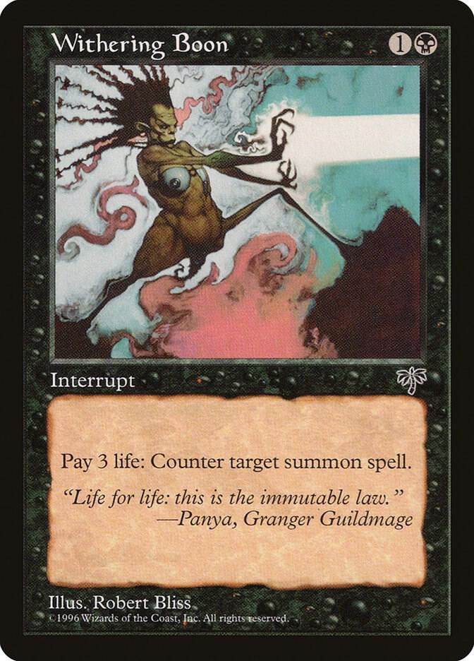 Withering Boon card image