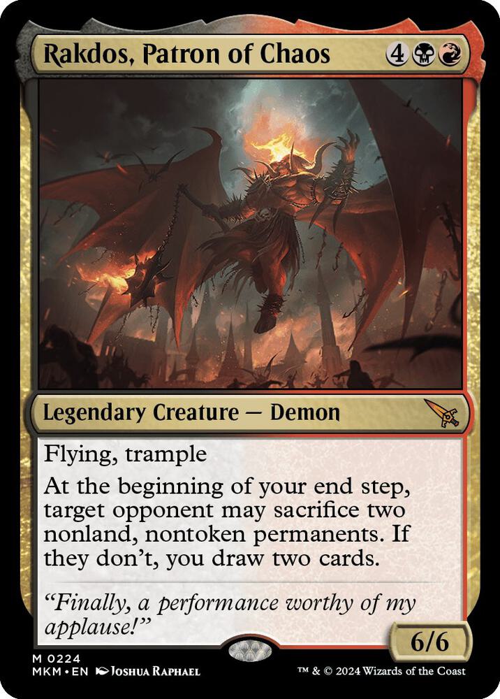 Rakdos, Patron of Chaos card image