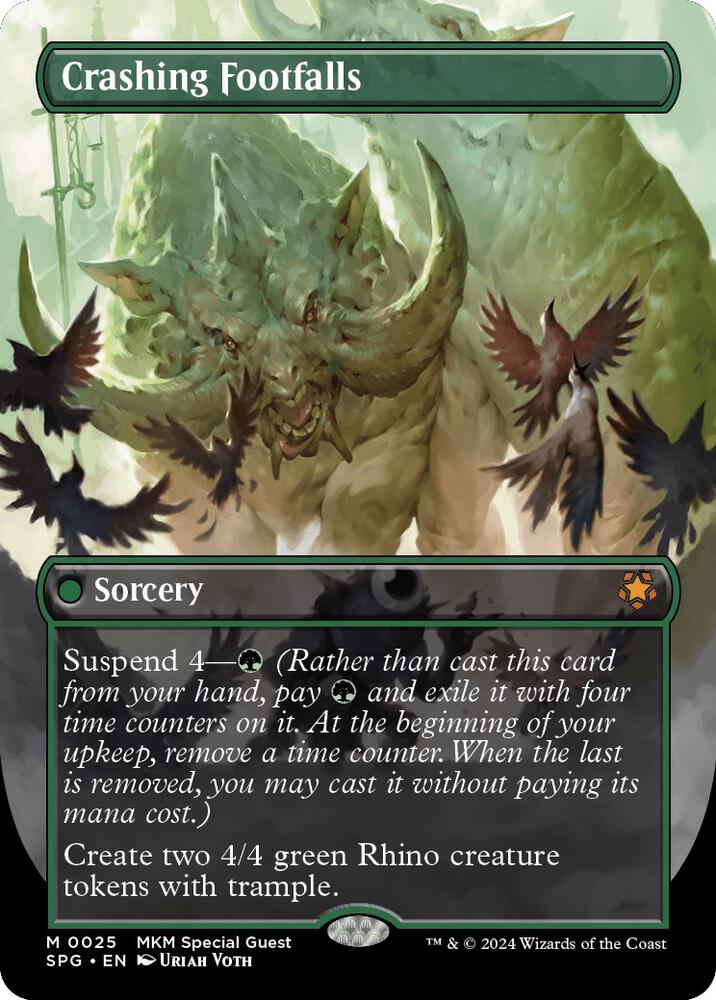 Crashing Footfalls (Borderless) card image