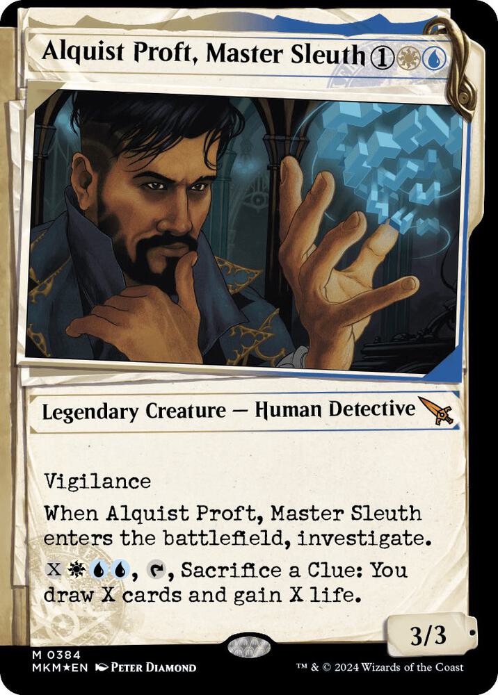 Alquist Proft, Master Sleuth (Showcase) (Invisible Ink) card image