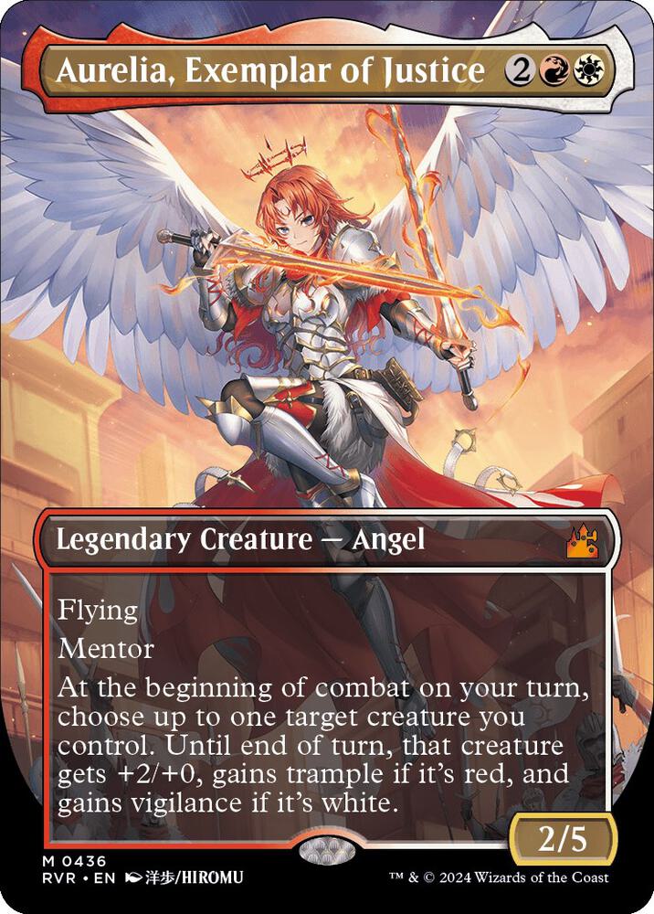 Aurelia, Exemplar of Justice (Anime Borderless) card image