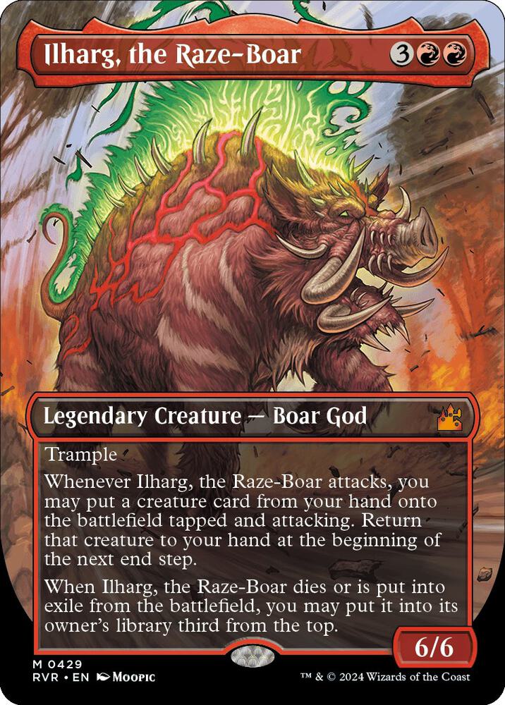 Ilharg, the Raze-Boar (Anime Borderless) card image