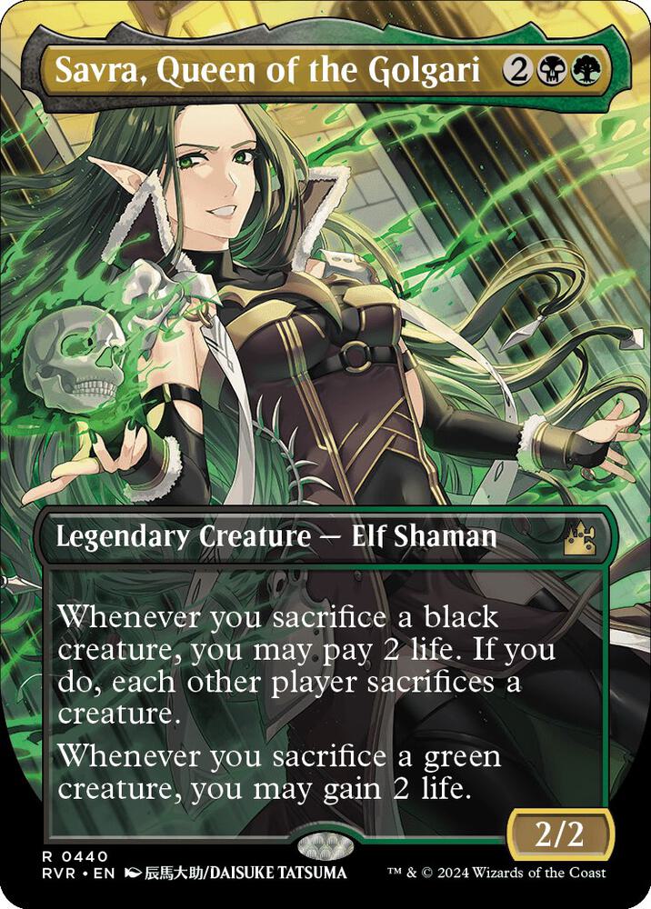 Savra, Queen of the Golgari (Anime Borderless) card image