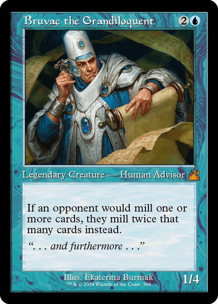 Bruvac the Grandiloquent (Retro Frame) card image