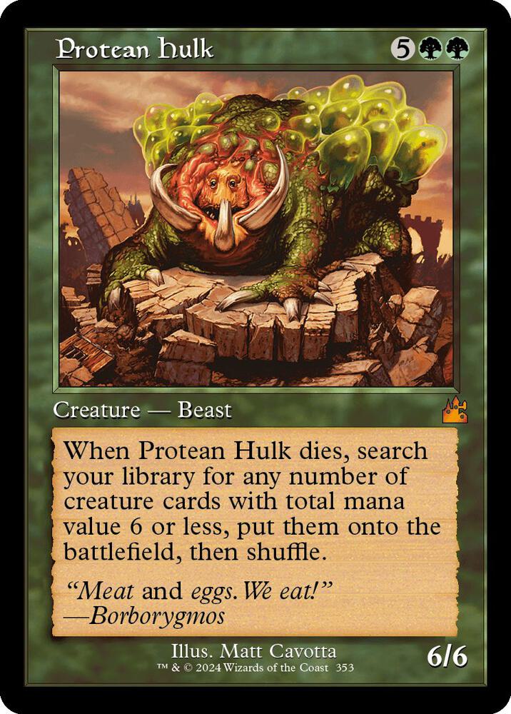 Protean Hulk (Retro Frame) card image
