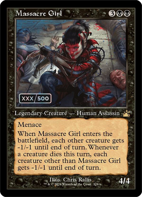 Massacre Girl (Retro Frame) (Serial Numbered) card image