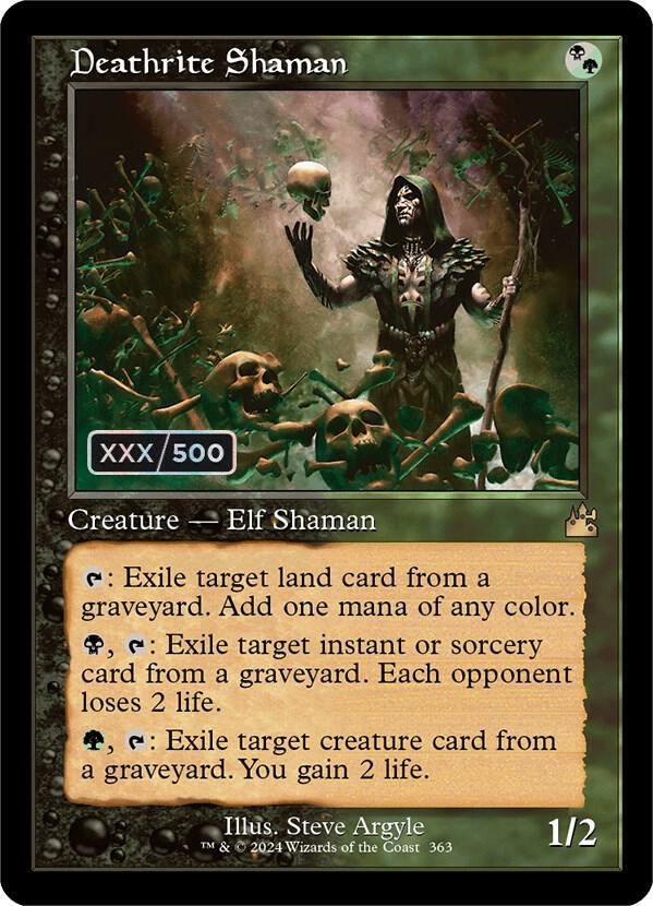 Deathrite Shaman (Retro Frame) (Serial Numbered) card image