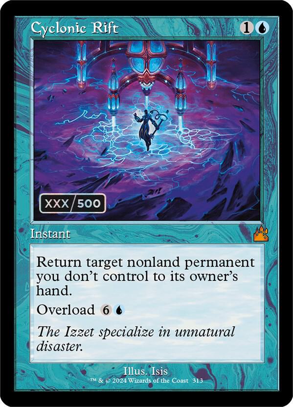 Cyclonic Rift (Retro Frame) (Serial Numbered) card image