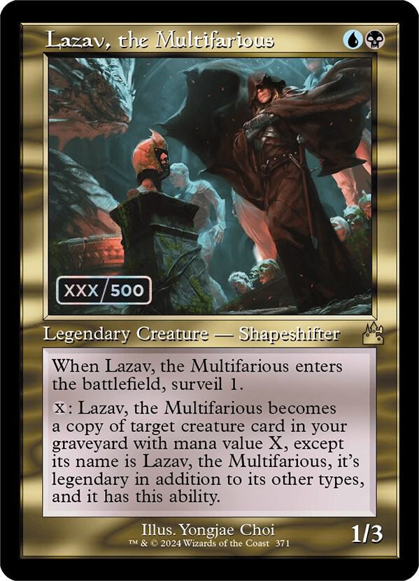 Lazav, the Multifarious (Retro Frame) (Serial Numbered) card image