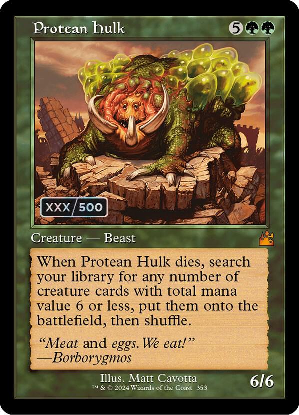 Protean Hulk (Retro Frame) (Serial Numbered) card image