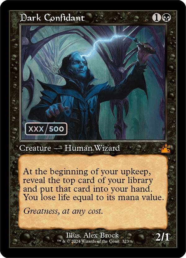 Dark Confidant (Retro Frame) (Serial Numbered) card image