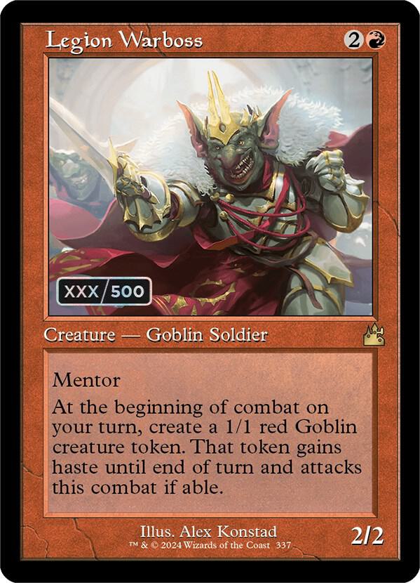 Legion Warboss (Retro Frame) (Serial Numbered) card image