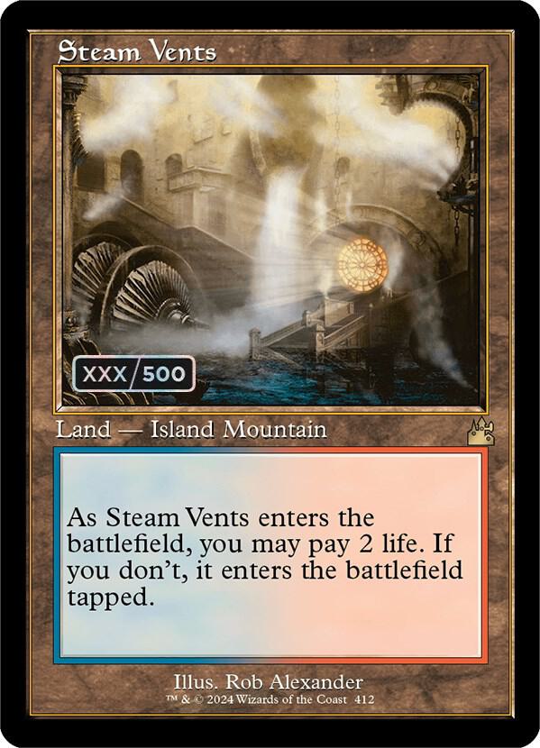 Steam Vents (Retro Frame) (Serial Numbered) card image