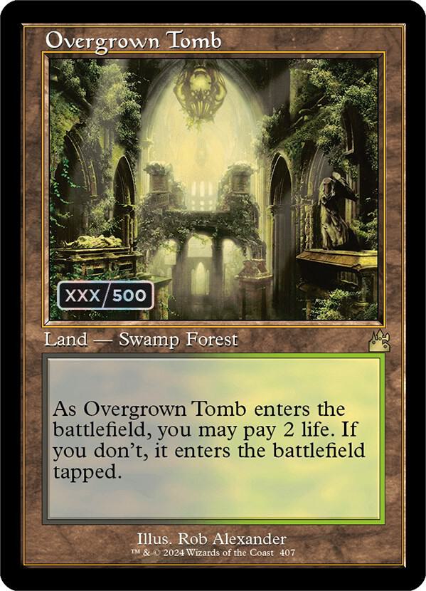 Overgrown Tomb (Retro Frame) (Serial Numbered) card image