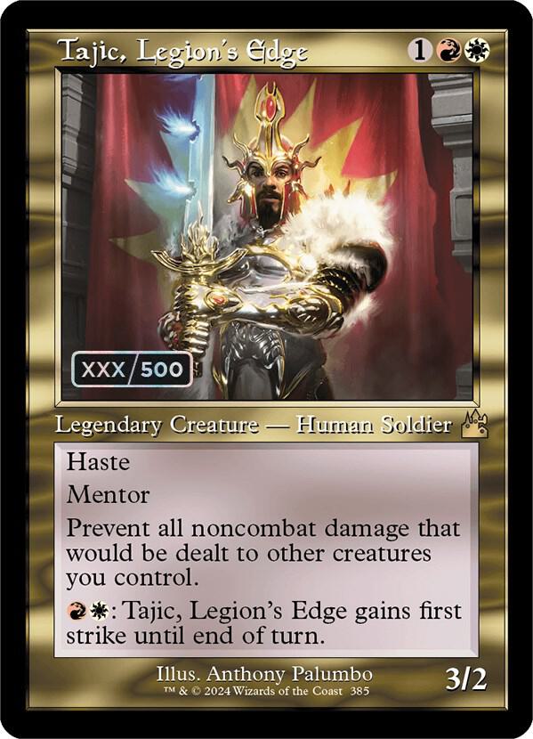 Tajic, Legion's Edge (Retro Frame) (Serial Numbered) card image