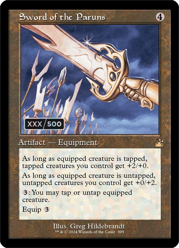 Sword of the Paruns (Retro Frame) (Serial Numbered) card image