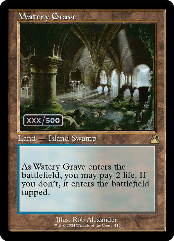 Watery Grave (Retro Frame) (Serial Numbered) card image