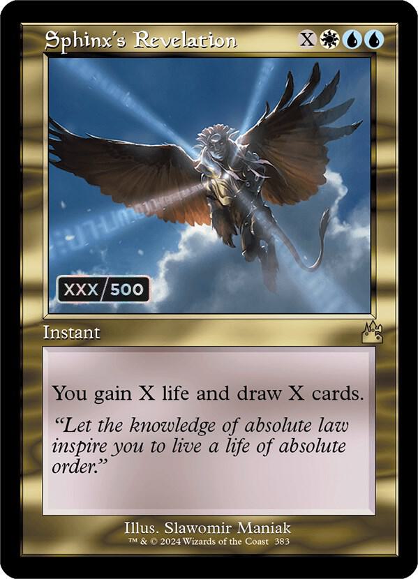 Sphinx's Revelation (Retro Frame) (Serial Numbered) card image