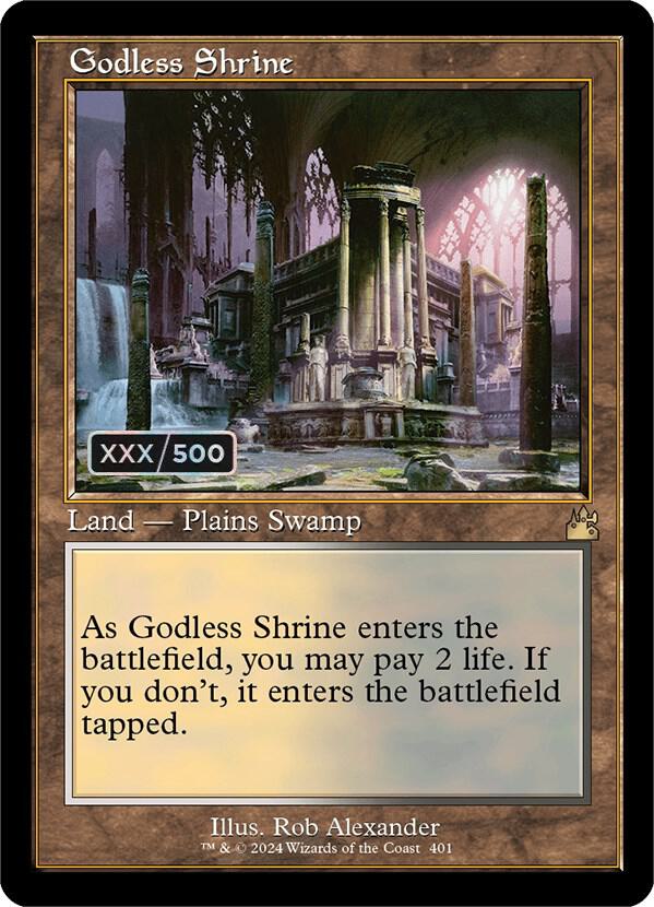 Godless Shrine (Retro Frame) (Serial Numbered) card image