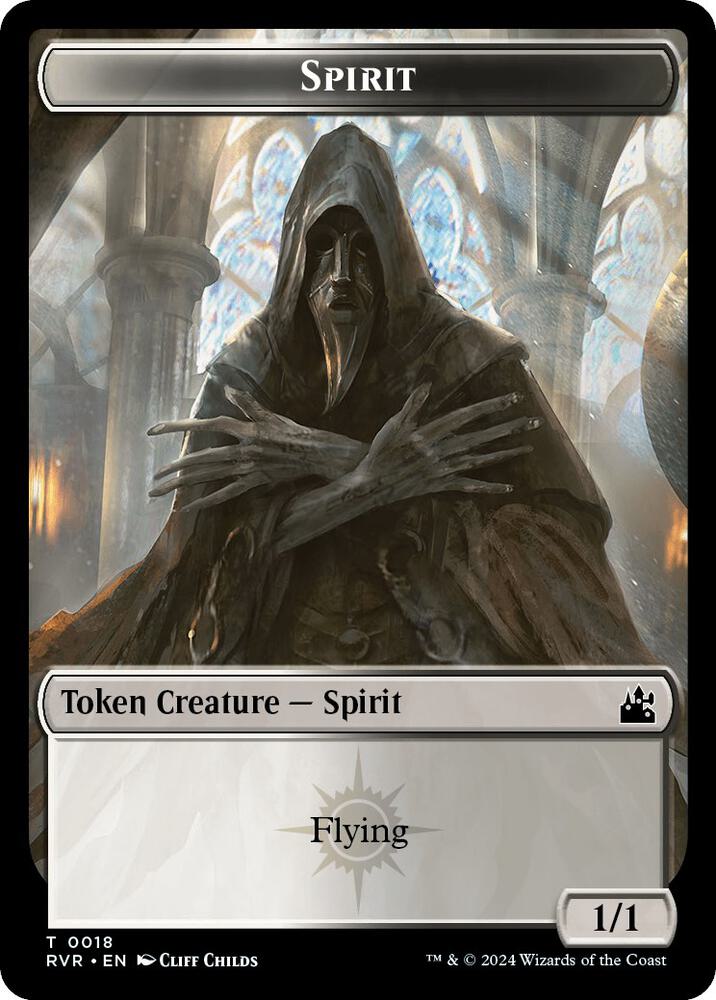 Spirit (0018) // Spirit (0004) Double-Sided Token card image