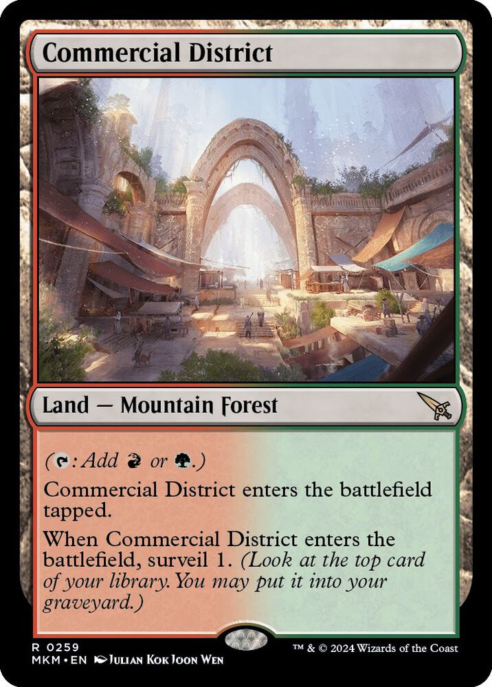 Commercial District card image