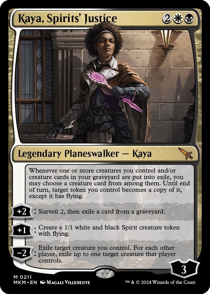 Kaya, Spirits' Justice card image