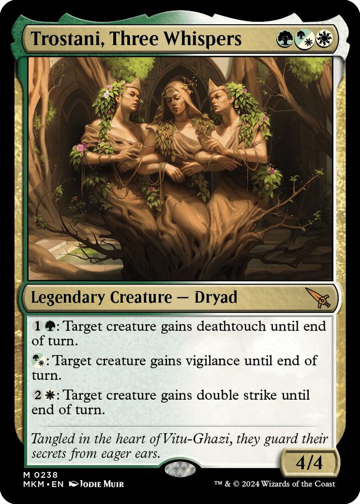 Trostani, Three Whispers card image