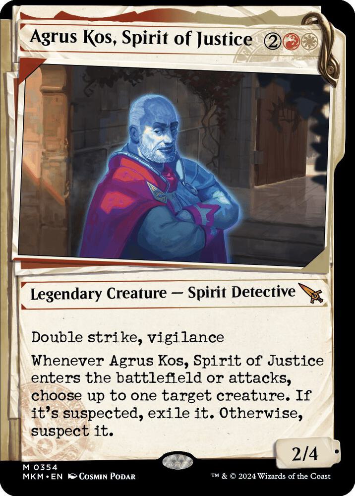 Agrus Kos, Spirit of Justice (Showcase) card image