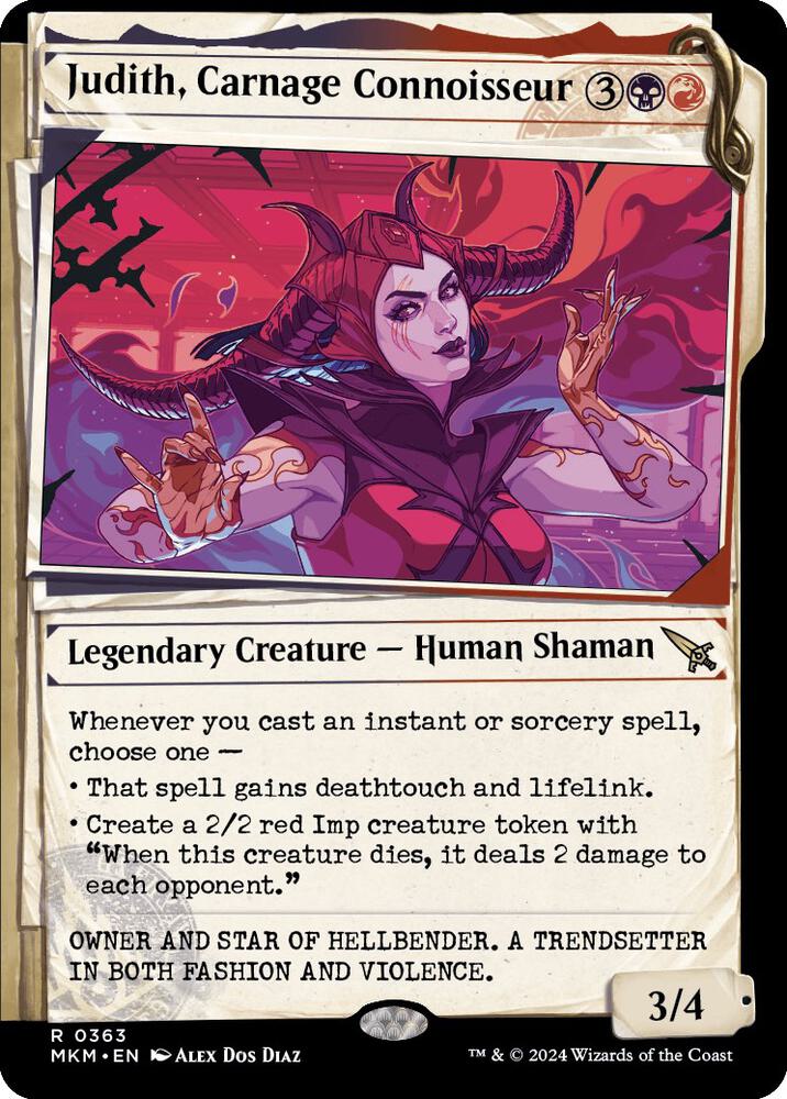 Judith, Carnage Connoisseur (Showcase) card image