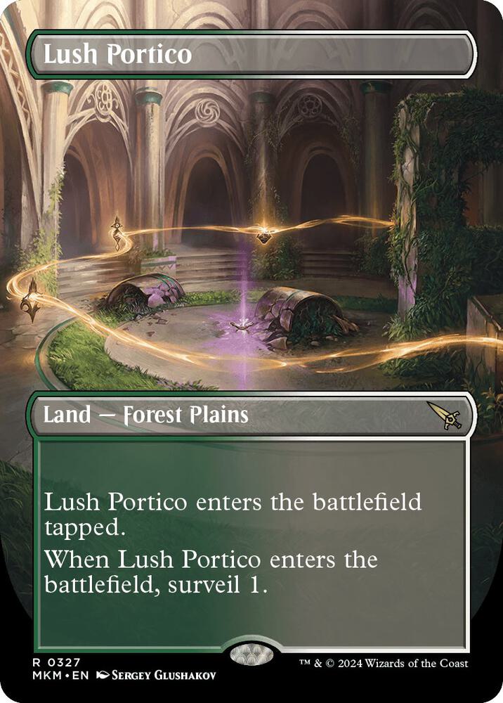 Lush Portico (Borderless) card image