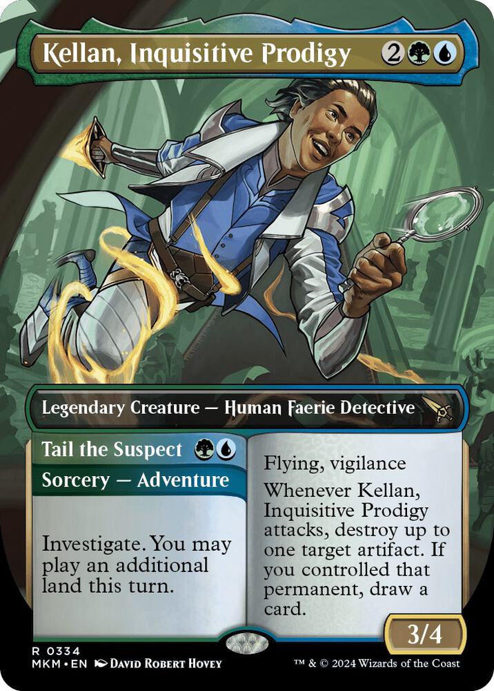 Kellan, Inquisitive Prodigy (Borderless) card image