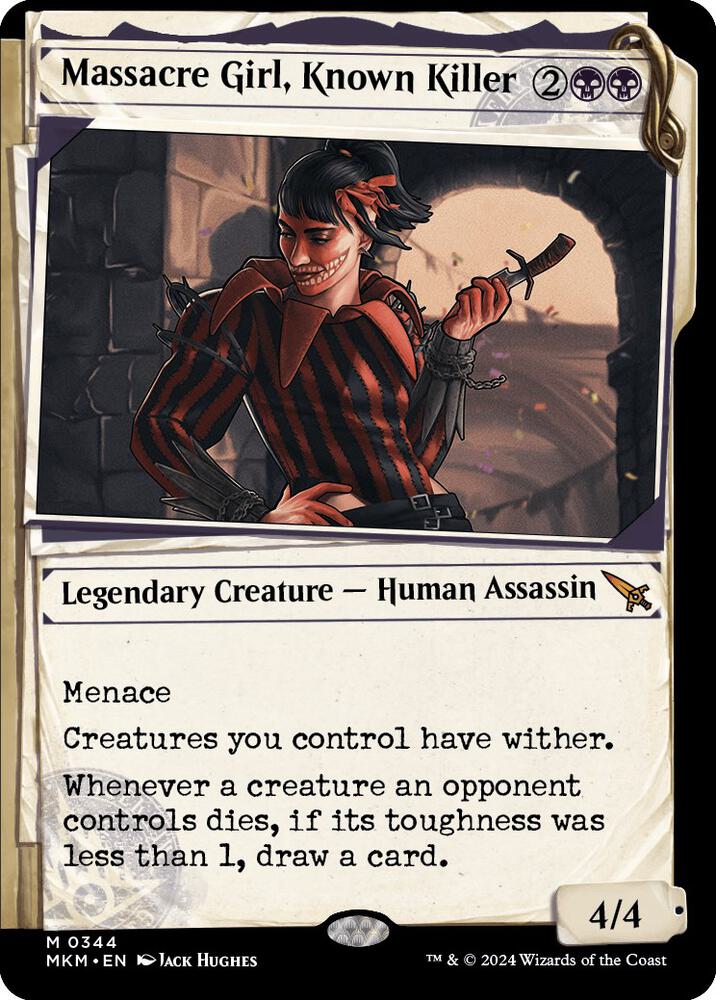 Massacre Girl, Known Killer (Showcase) card image
