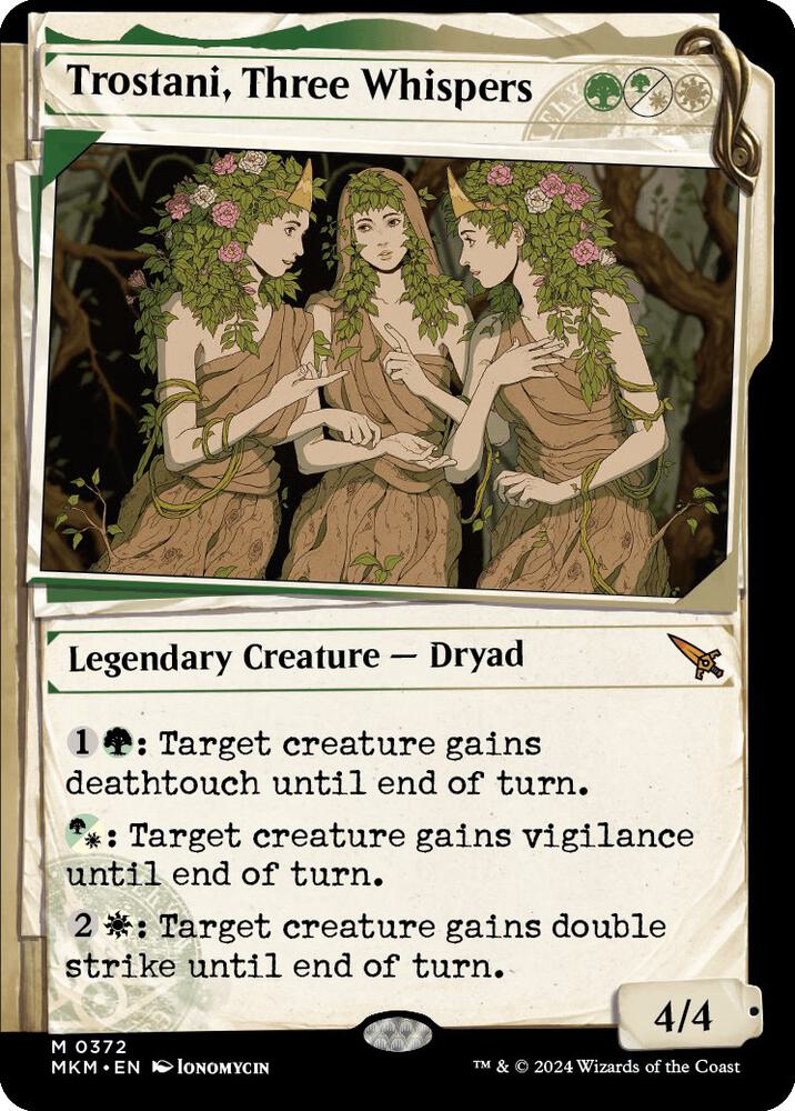 Trostani, Three Whispers (Showcase) (0372) card image