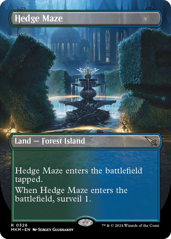 Hedge Maze (Borderless) card image