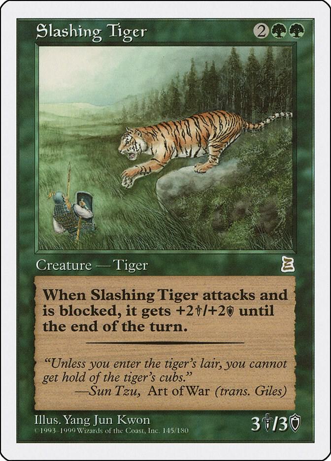 Slashing Tiger card image