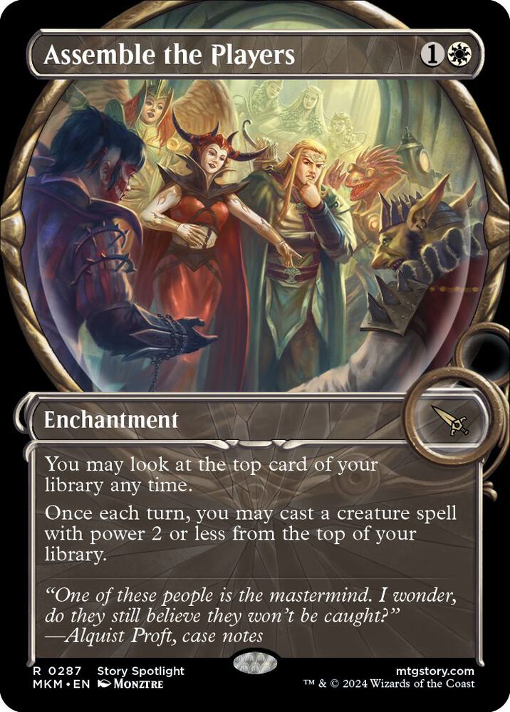 Assemble the Players (Showcase) card image