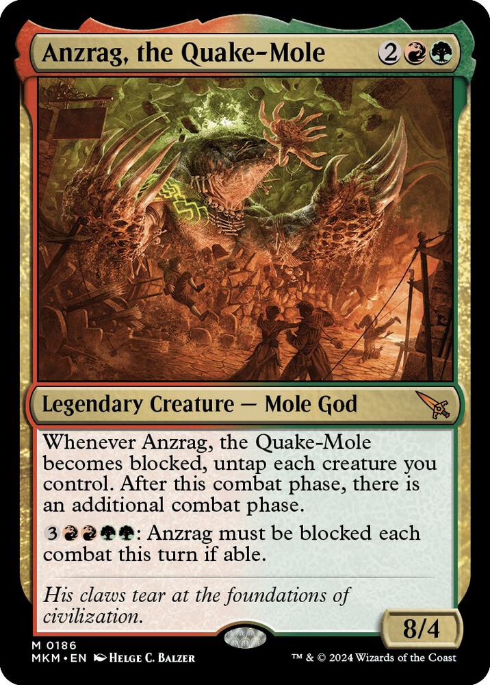 Anzrag, the Quake-Mole card image