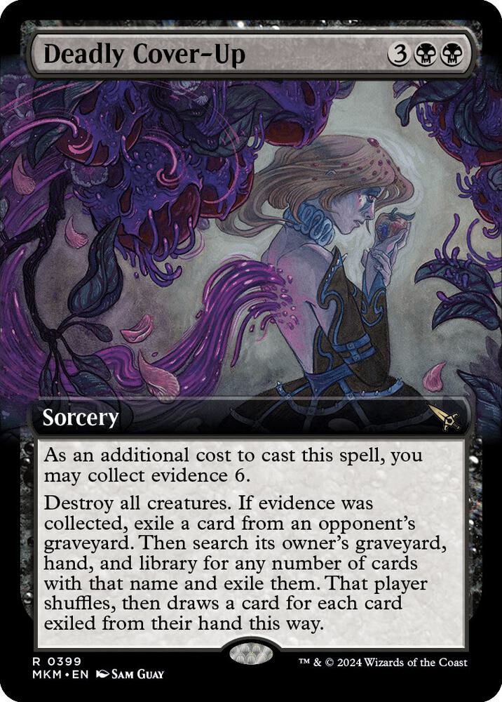 Deadly Cover-Up (Extended Art) card image