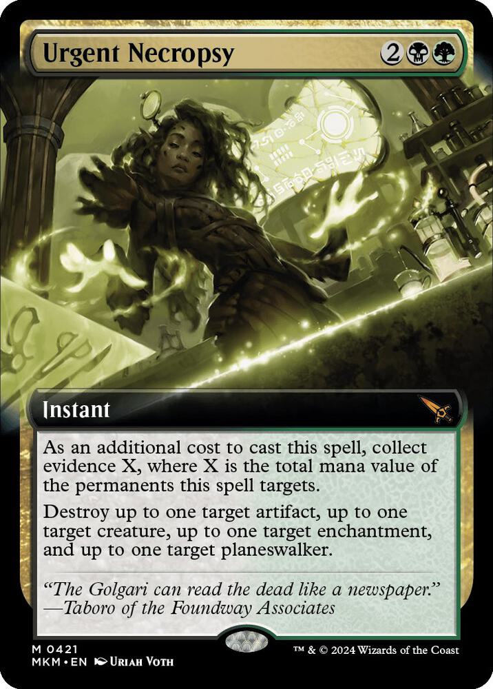 Urgent Necropsy (Extended Art) card image