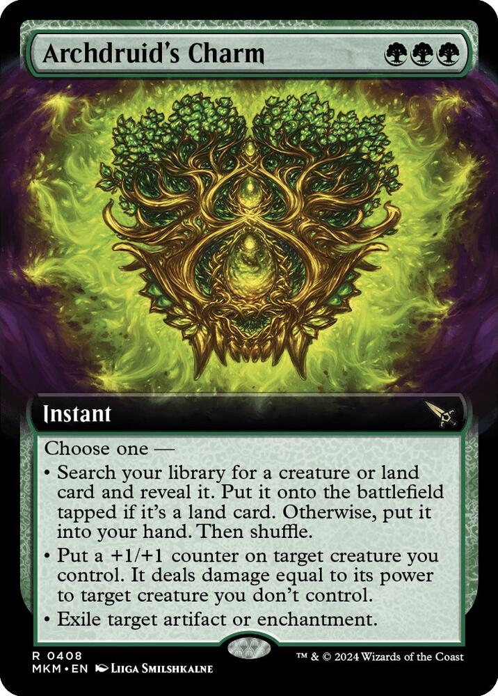 Archdruid's Charm (Extended Art) card image