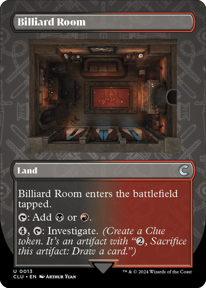 Billiard Room (Borderless) card image