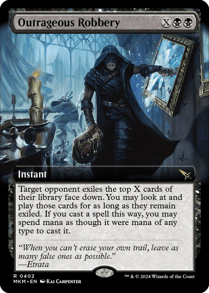 Outrageous Robbery (Extended Art) card image