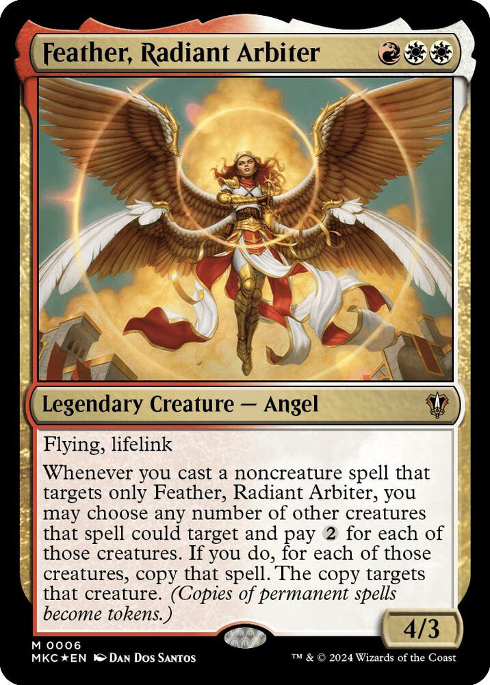 Feather, Radiant Arbiter card image