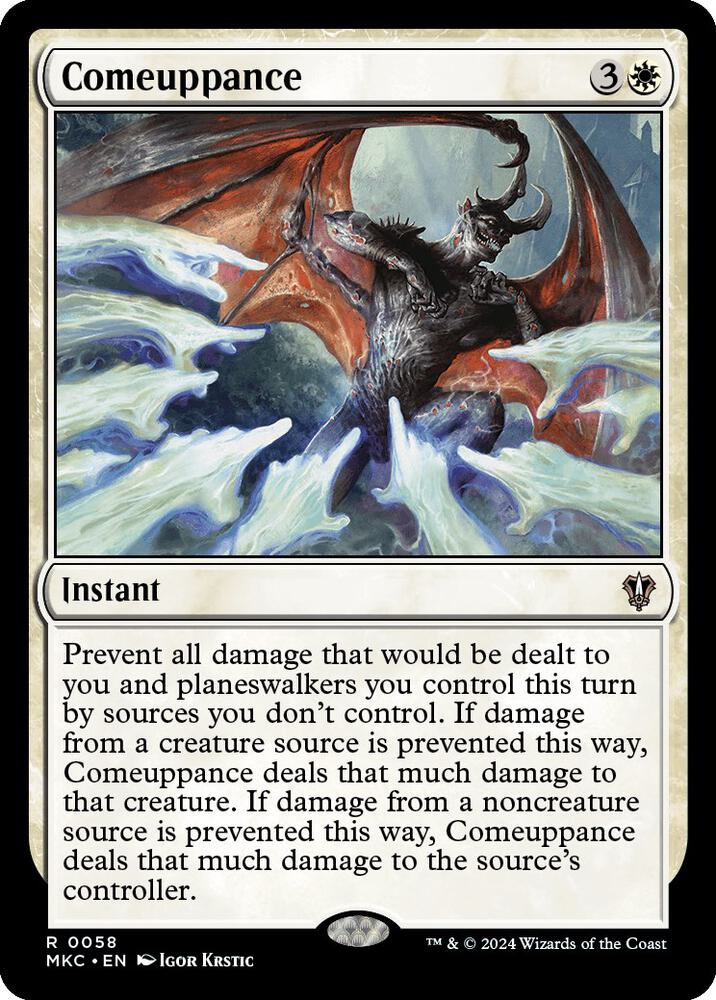 Comeuppance card image
