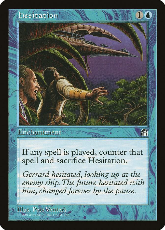 Hesitation card image