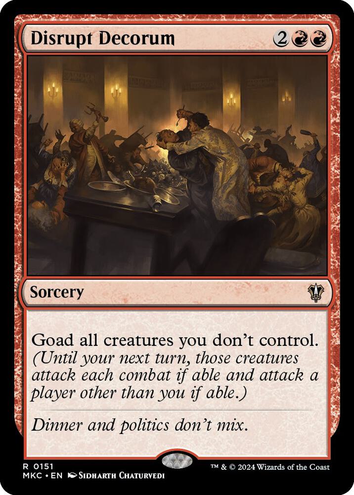 Disrupt Decorum card image
