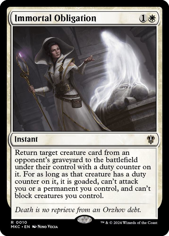 Immortal Obligation card image
