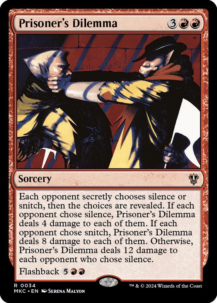 Prisoner's Dilemma card image